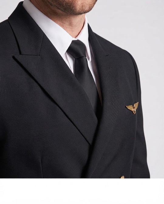 Herren-Pilotenkostüm mit authentischen Details und goldenen Akzenten Shop Nory