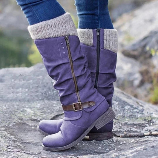 Orthopädische Stiefel Mit Flachem Absatz