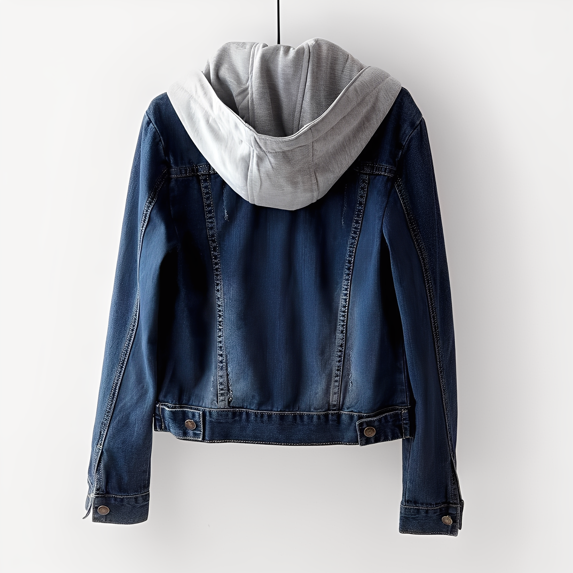 Stilvolles Jeansjacke mit Kapuze für Frauen
