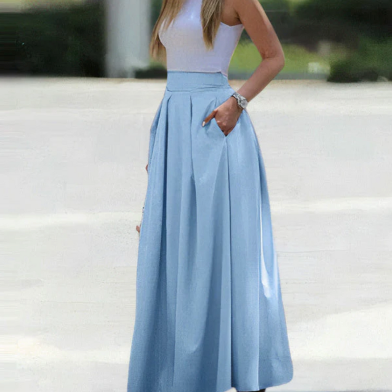 Dünne Maxikleid für Damen