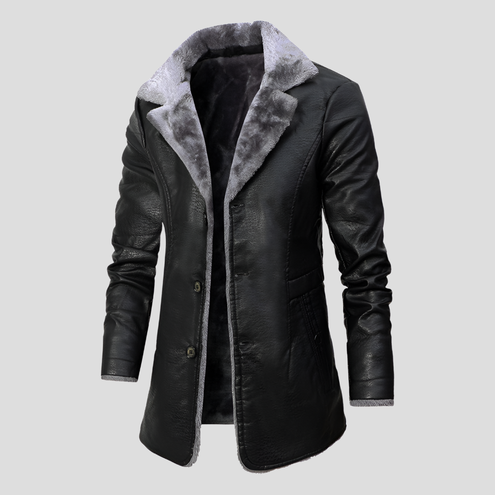 Herrenjacke Aus Gefüttertem Schafsleder