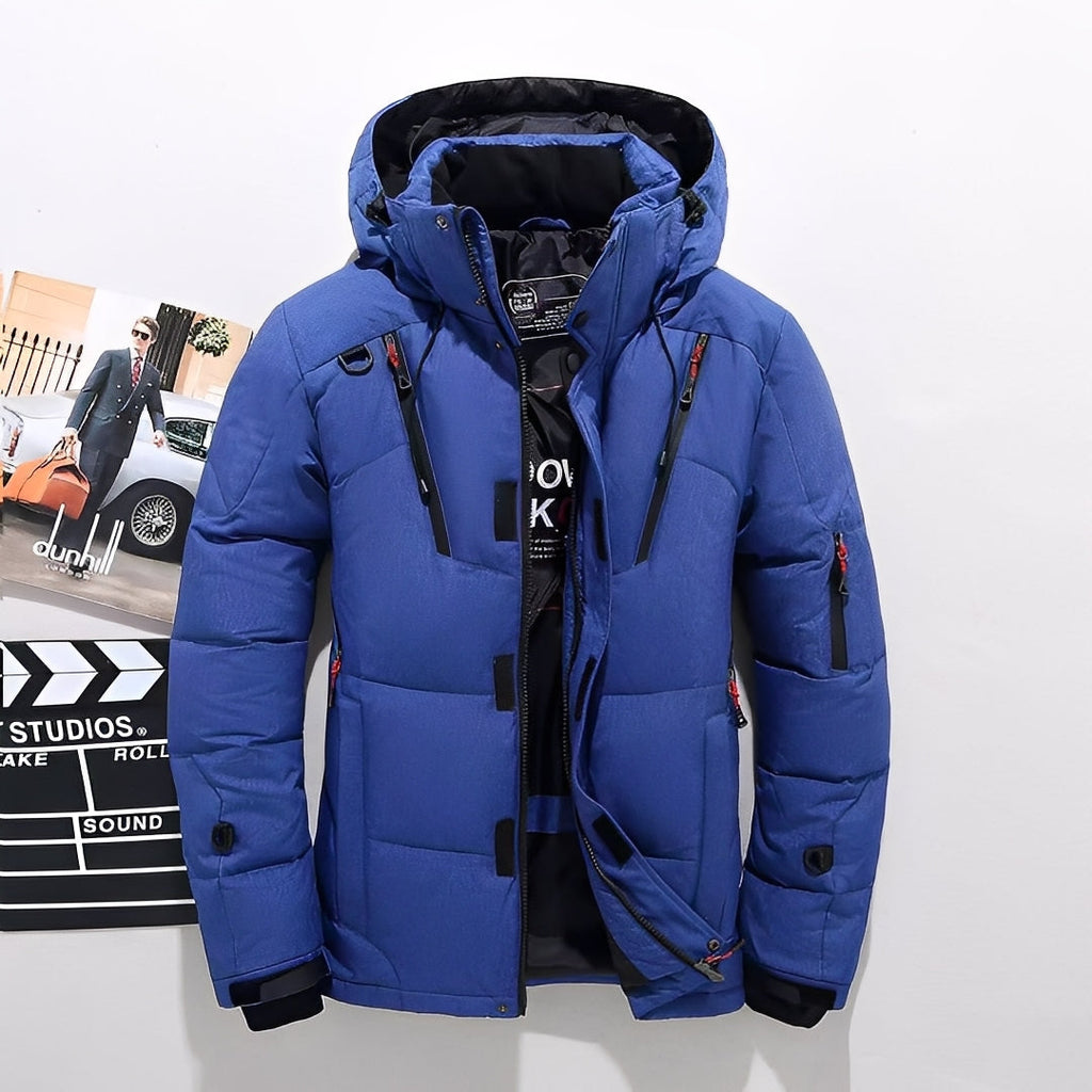 Moderne, Dicke Winterjacke für Männer