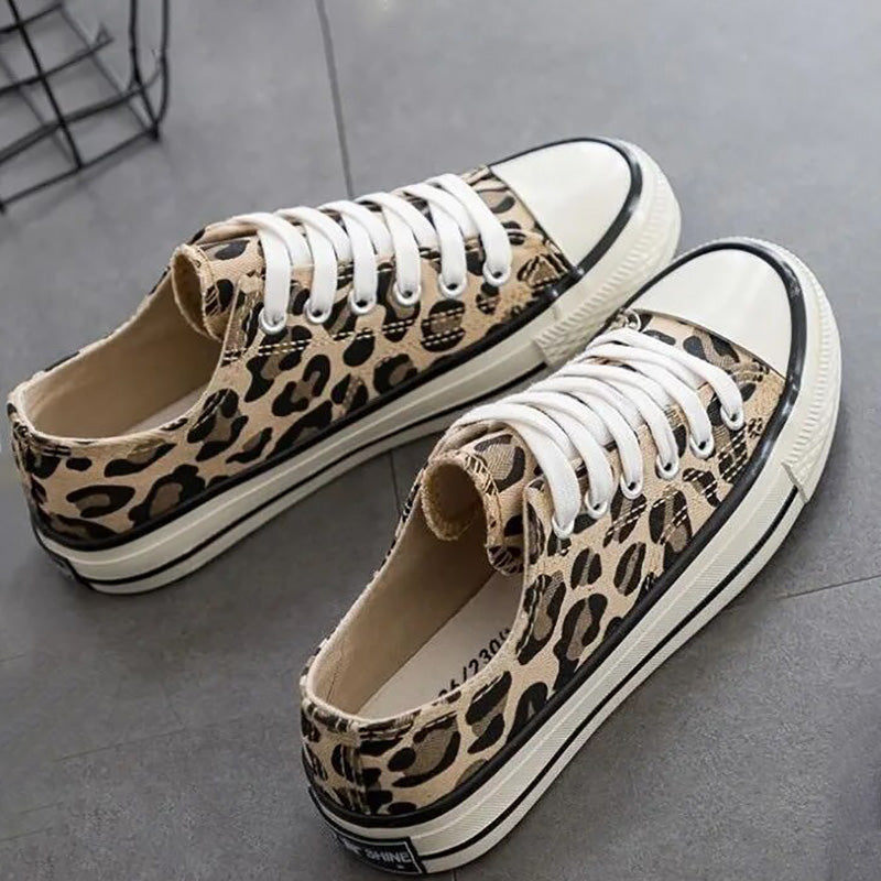 Stylische Leopard Damen Sneaker - Savannah