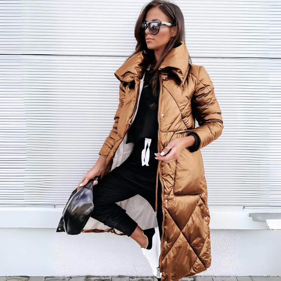 Elegante wattierte Damenjacke
