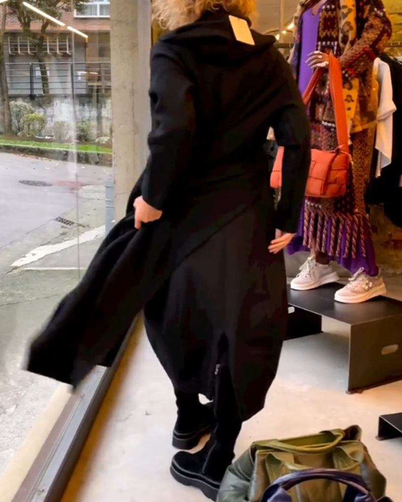 Einfarbiges Kleid