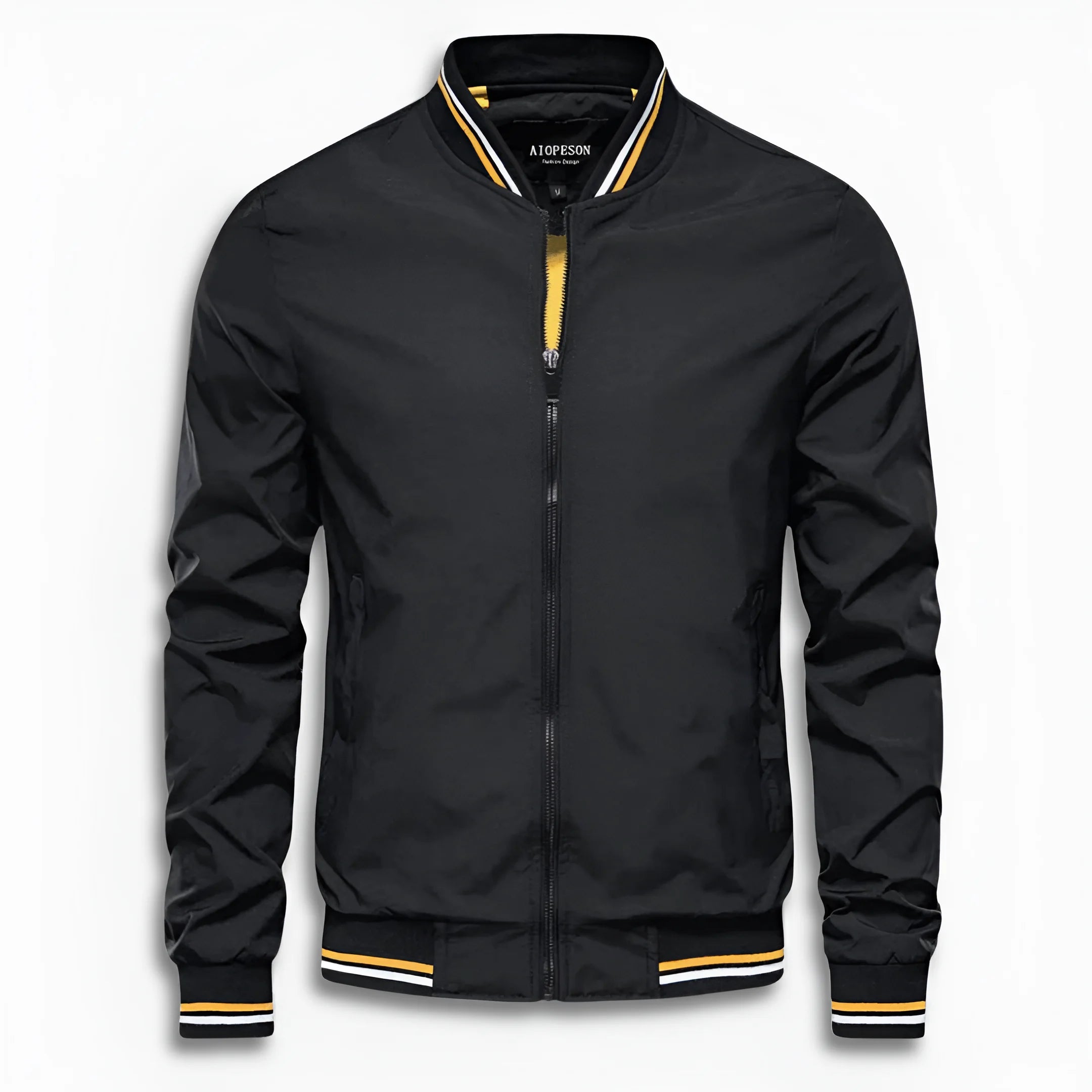 Herren Lässige Übergangsjacke mit Wasserabweisender Oberfläche & Stehkragen | ShopNory