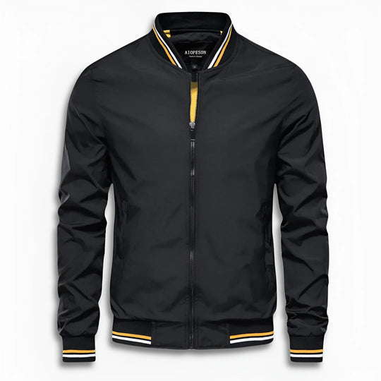 Herren Lässige Übergangsjacke mit Wasserabweisender Oberfläche & Stehkragen | ShopNory