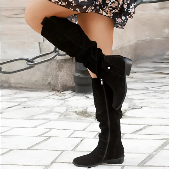 Damenstiefel aus hochwertigem Material