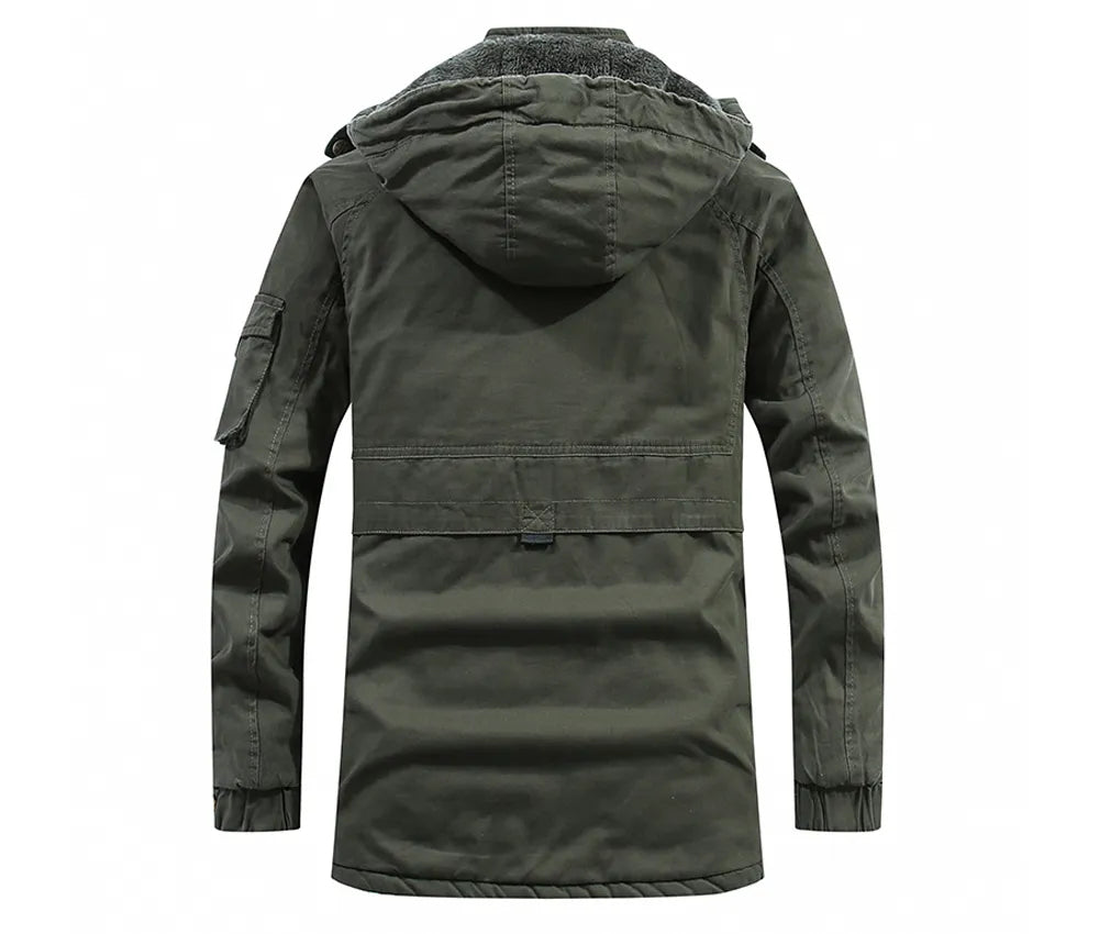 Herren Parka Fleece