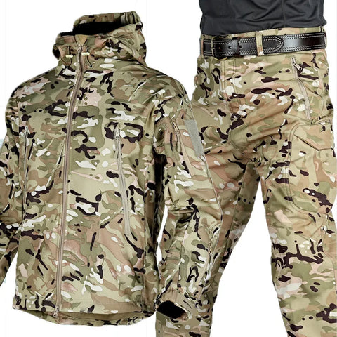 Herren multifunktionale Jacke mit Fleece-Innenfutter und Reißverschluss – ShopNory