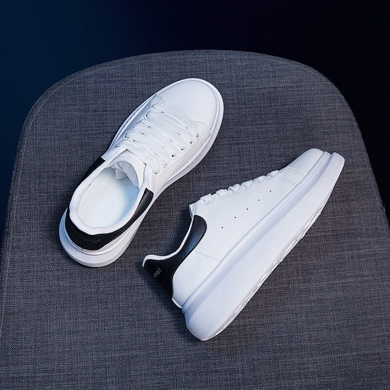 Lässige Herbst Turnschuhe mit Plateau
