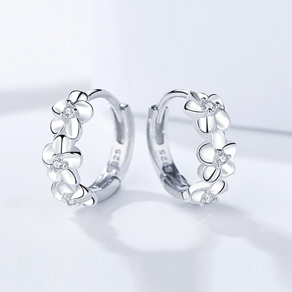 Silberohrringe mit Blumen | Shop Nory