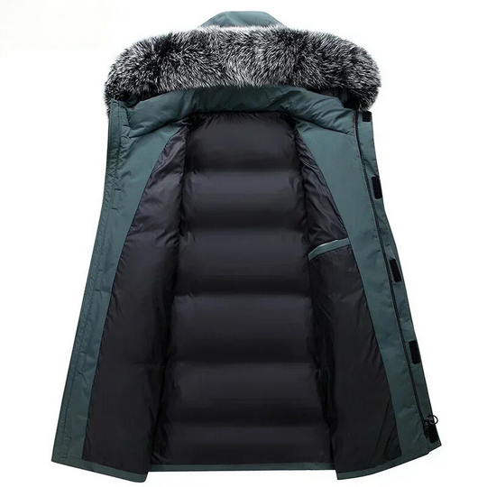 Herren winddichte Winterparka
