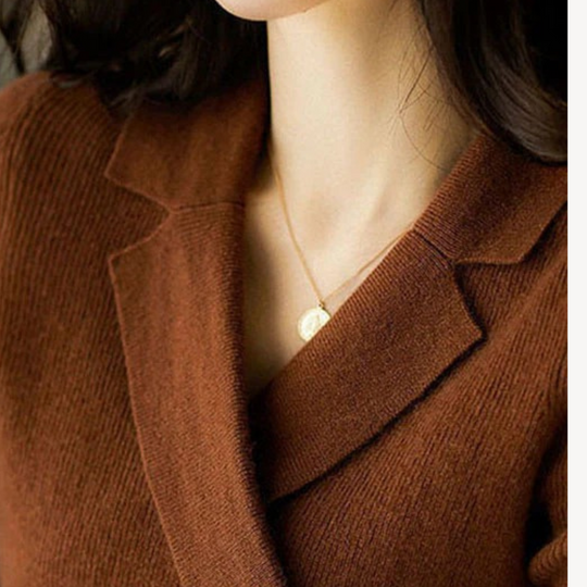 Damen Strick-Wickel V-Ausschnitt Pullover