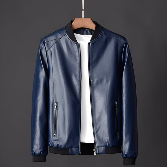 Stylische Biker-Lederjacke für Männer