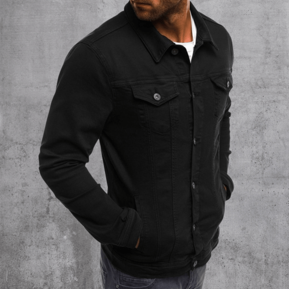Trendig Denim-Jacke für Männer