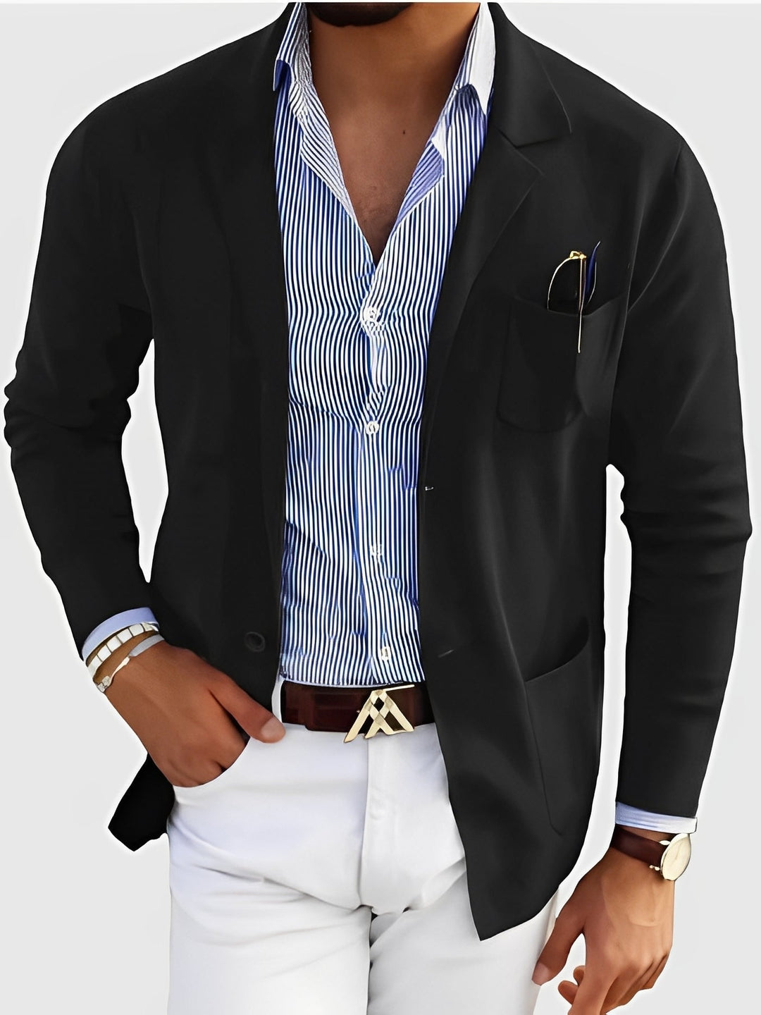Eleganter Blazer mit Taschen für Männer