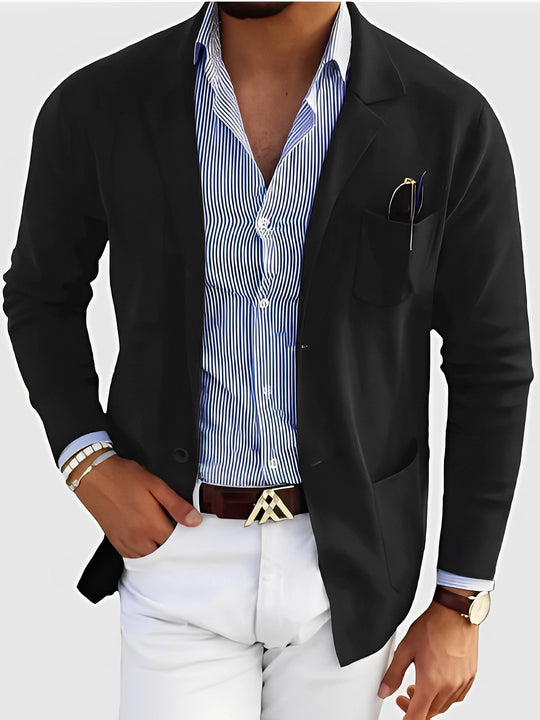 Eleganter Blazer mit Taschen für Männer