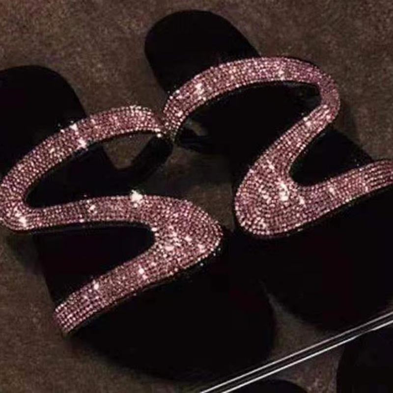 Elegante Glitzer-Sandale für Damen : 2024 Edition