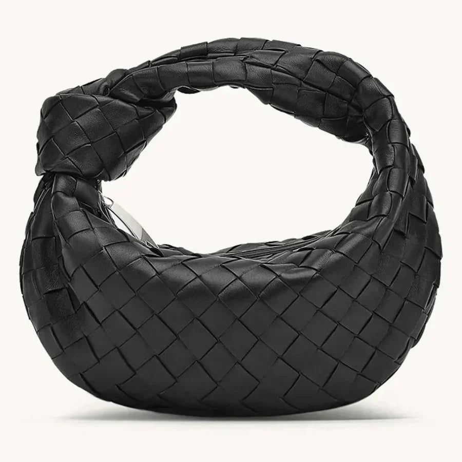 Shopnory | Frauen Handtasche mit Geknotetem Griff Geflochten