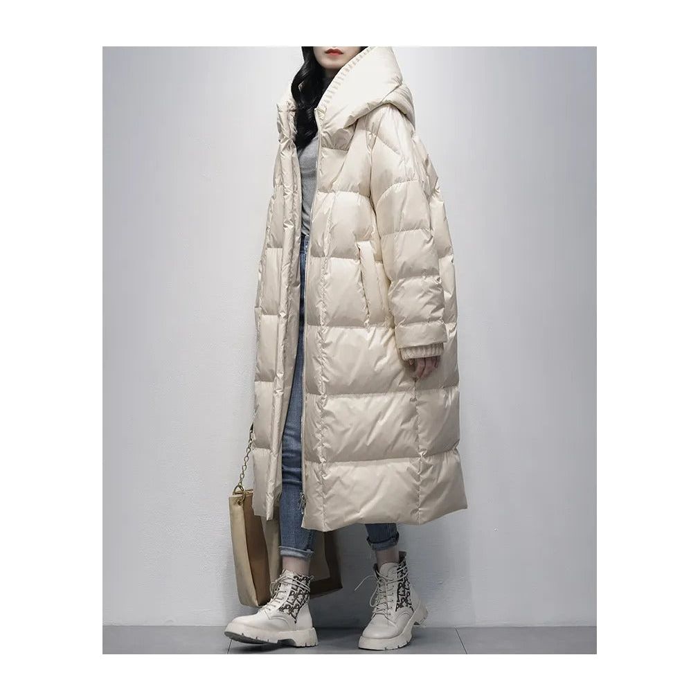 Langfell Winterjacke für Damen