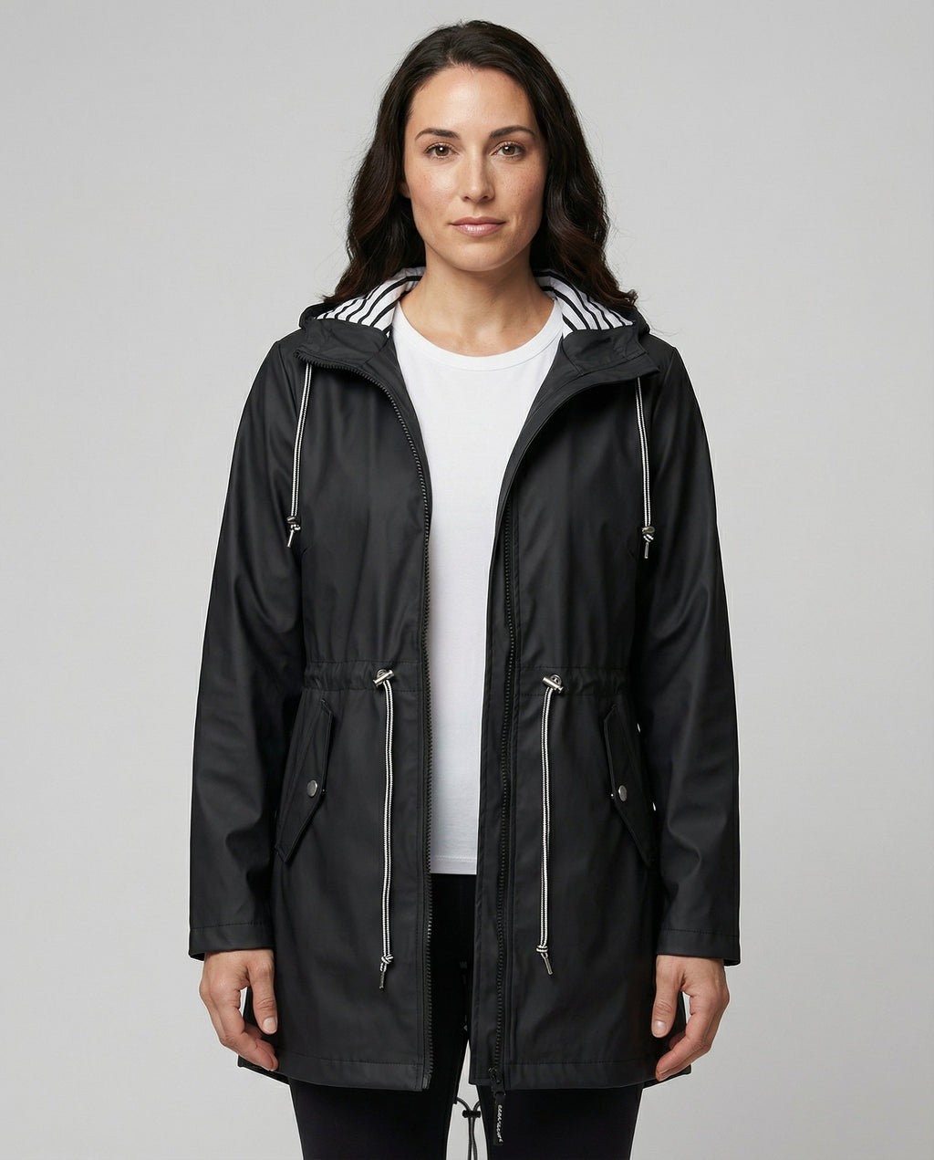 Wetterfester Damen Mantel Kapuze
