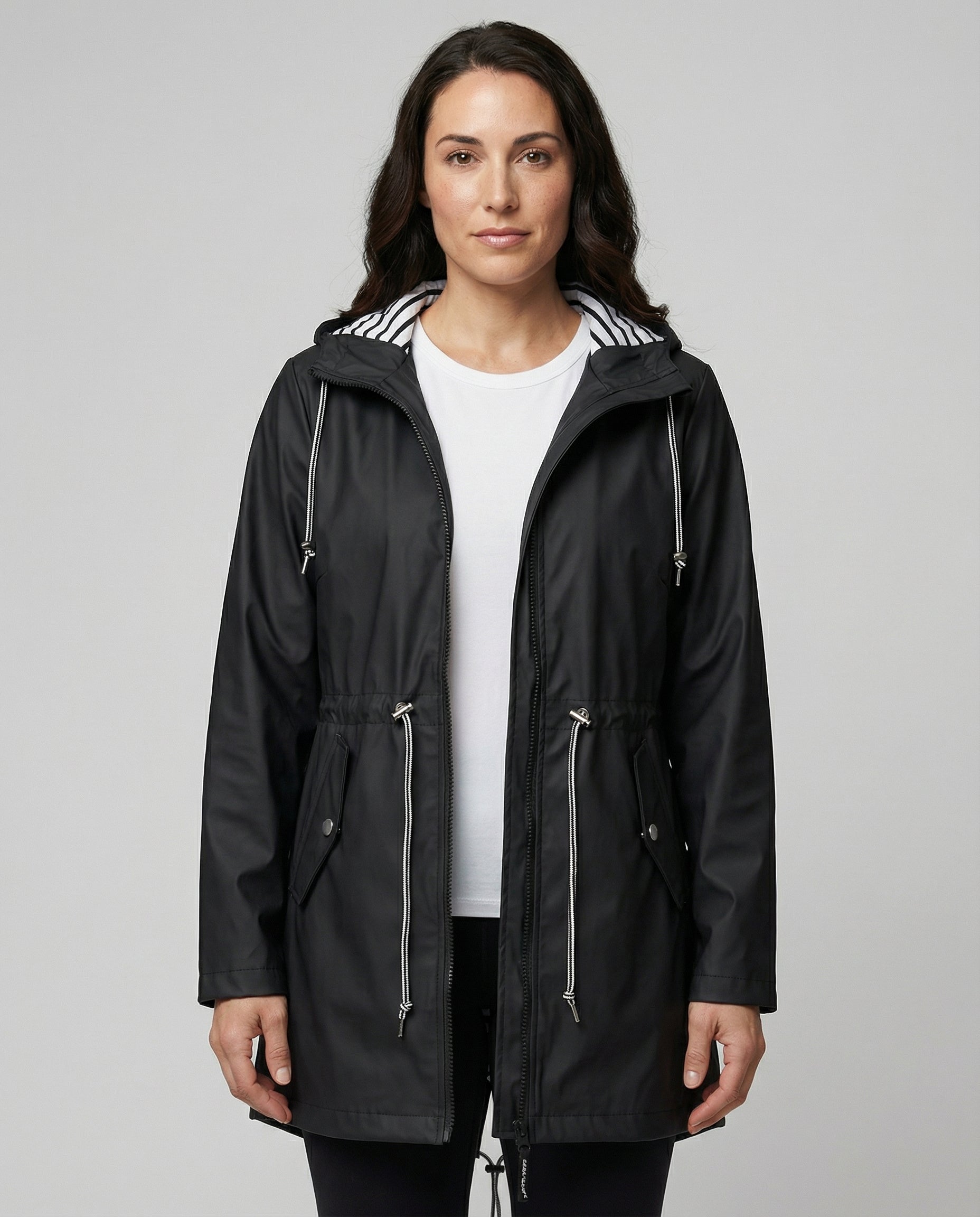 Wetterfester Damen Mantel Kapuze