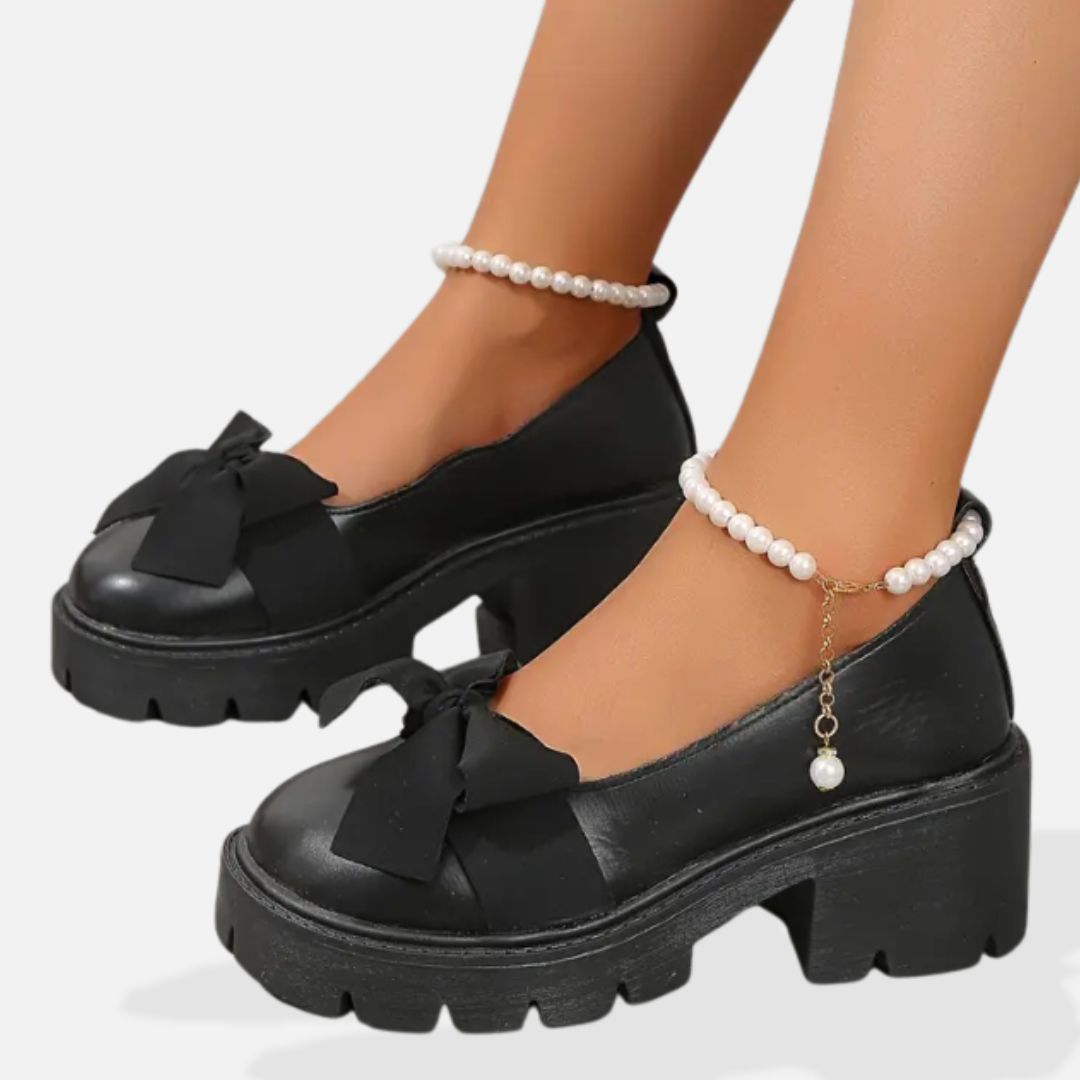 Shopnory | Damen Plattform Loafers Schuhe