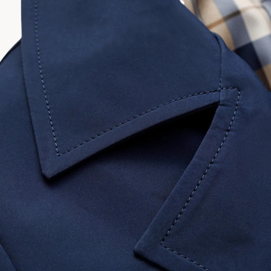 Strapazierfähiger Winddichter Herren-Trenchcoat mit Design