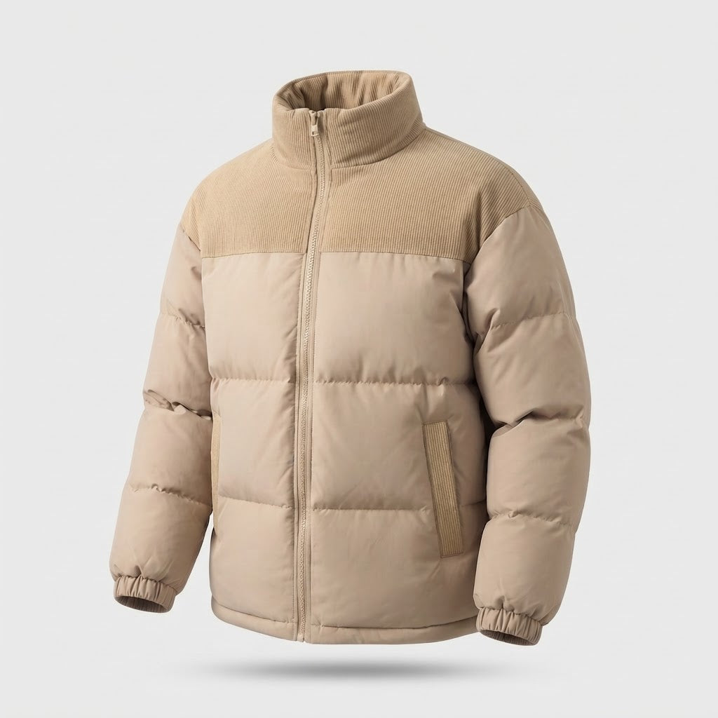 Damen Modische Daunenjacke mit hohem Kragen Shop Nory