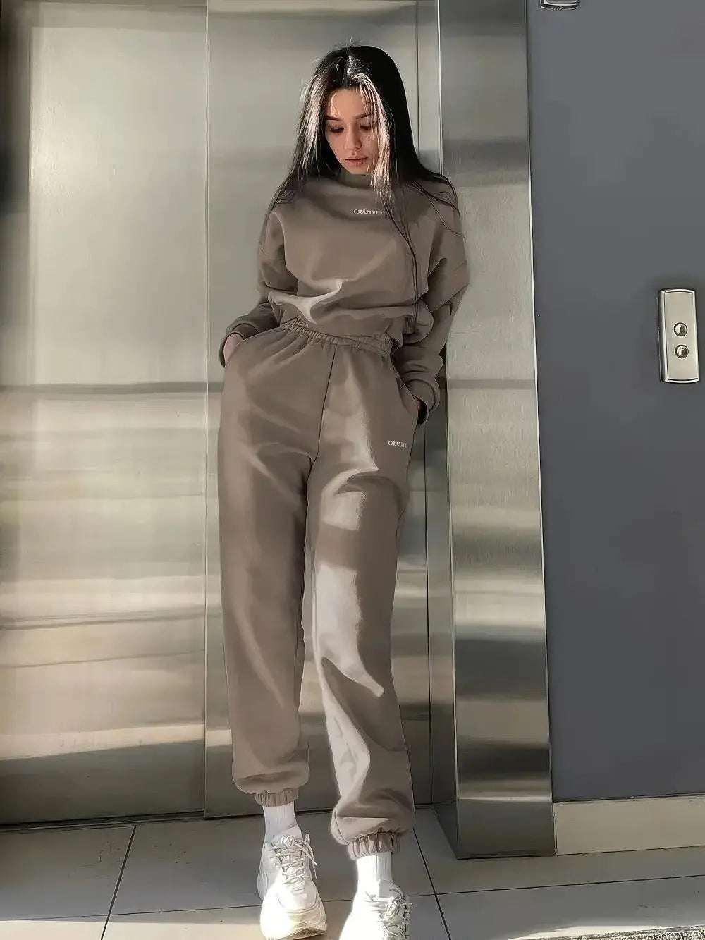 2-Teiliger Hoodie und Hosen Set