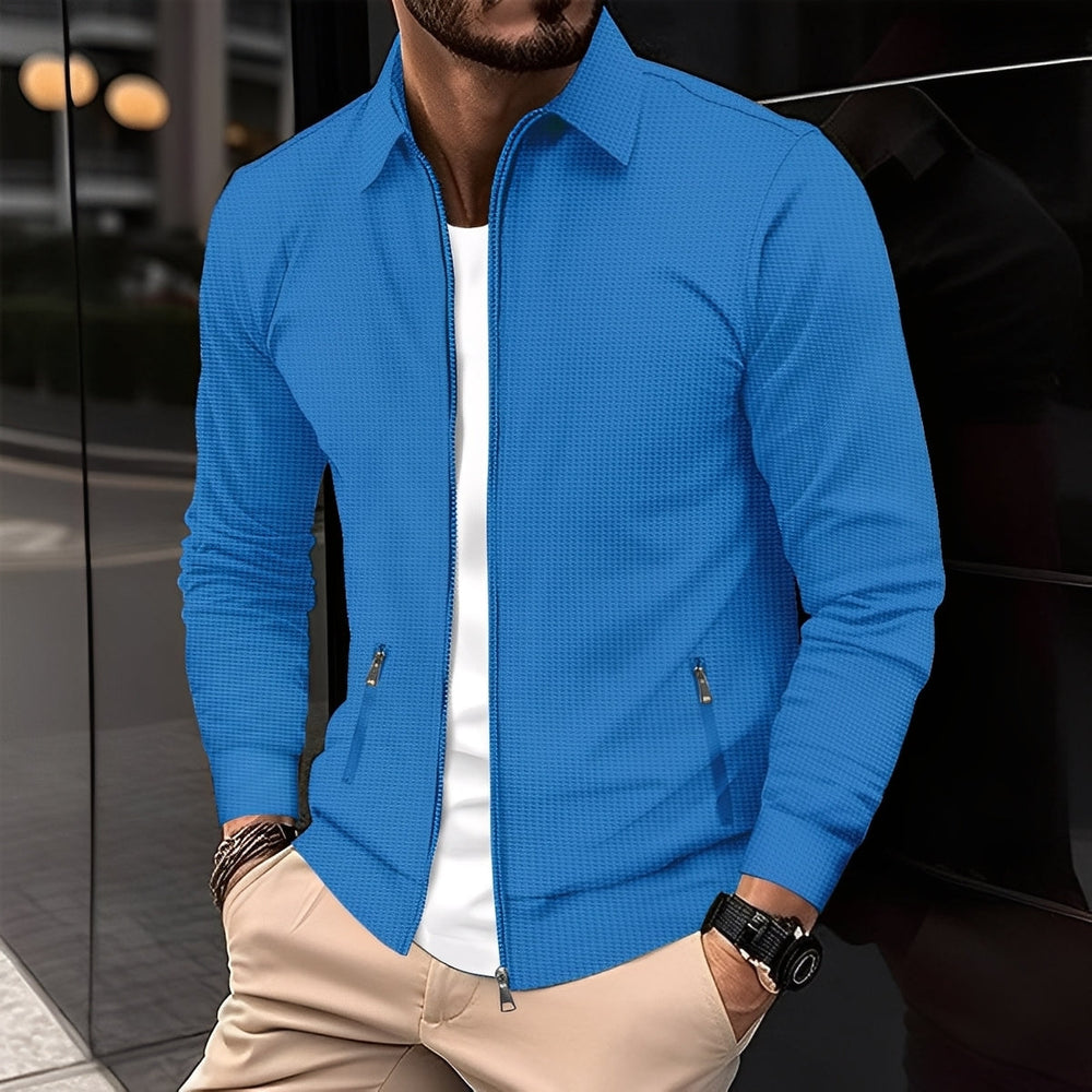 Moderne Jacke mit Reißverschlusstaschen für Herren