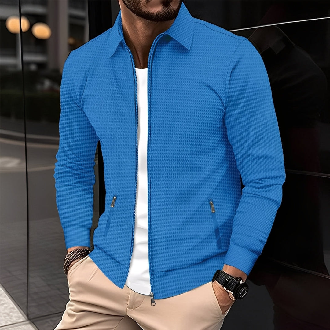 Moderne Jacke mit Reißverschlusstaschen für Herren