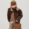 Shopnory | Übergrößen Wildlederjacke