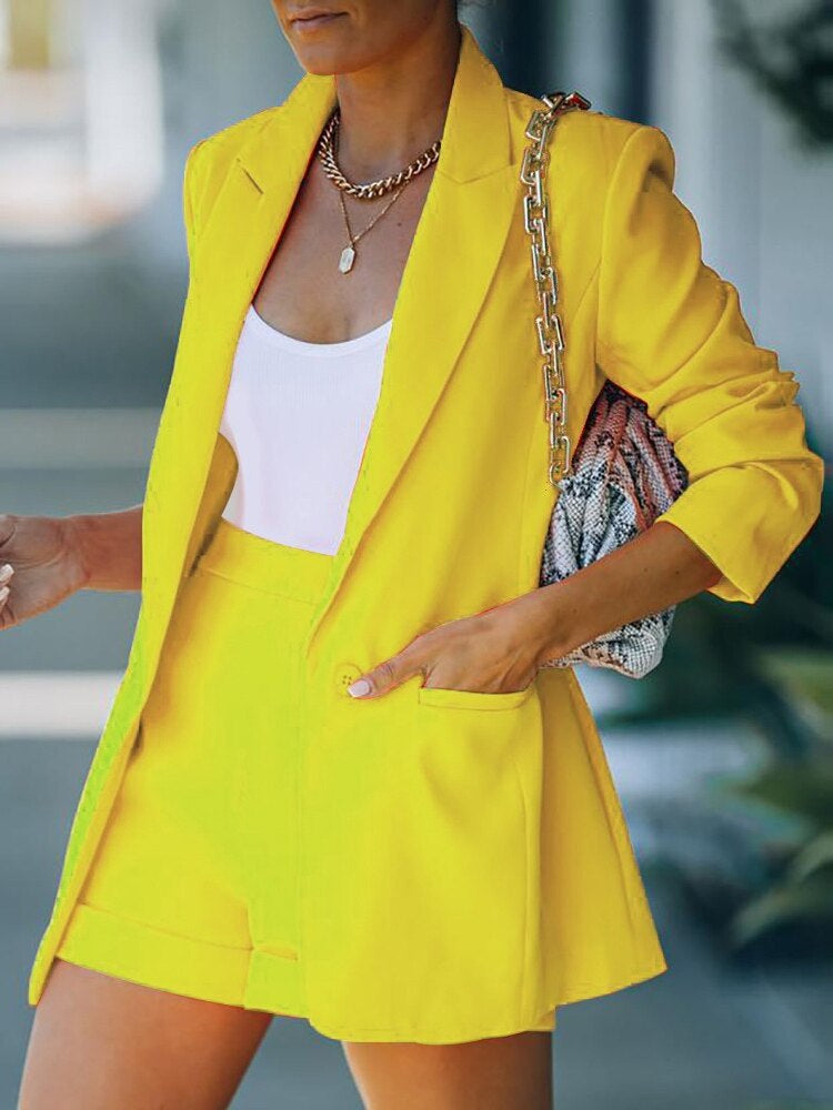 Hochwertiges Blazer-Set in tollen Farben