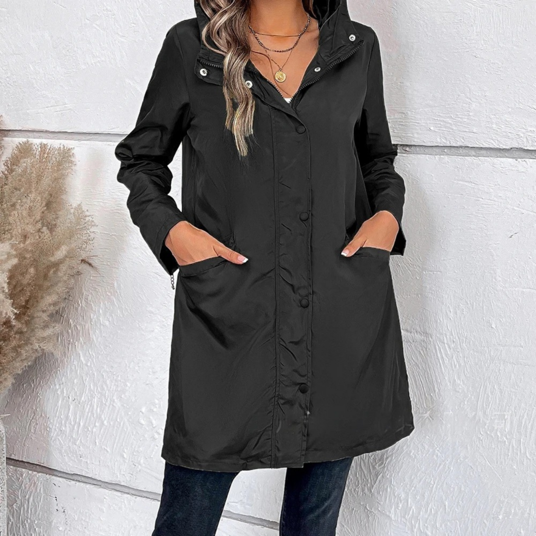 Windjacke mit Kapuze für Damen