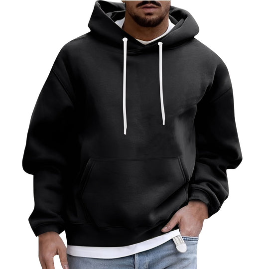 Lässiger Hoodie mit Tasche für Männer