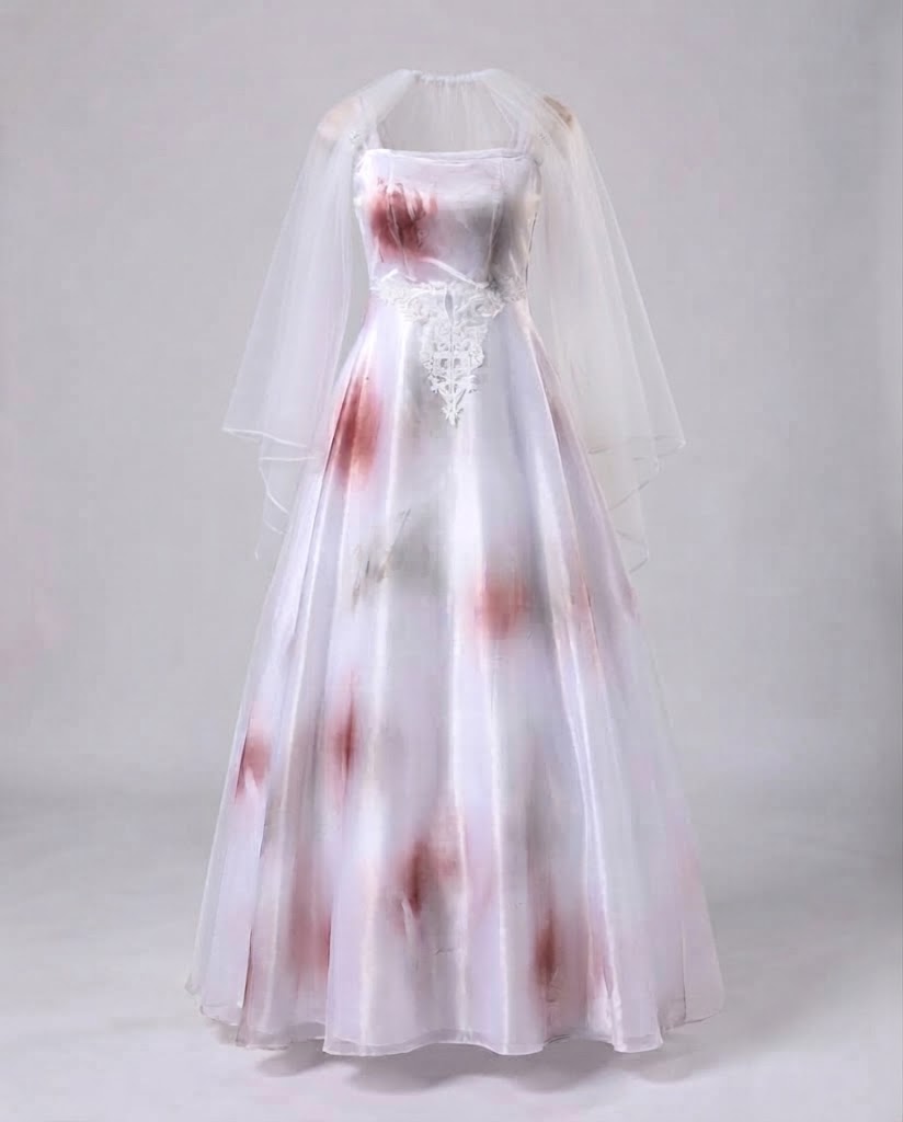 Damen Gruseliges Hochzeitskleid mit Spitzen-Details Shop Nory