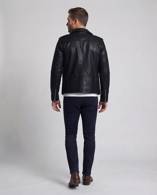 Herren Modische Bikerjacke Shop Nory