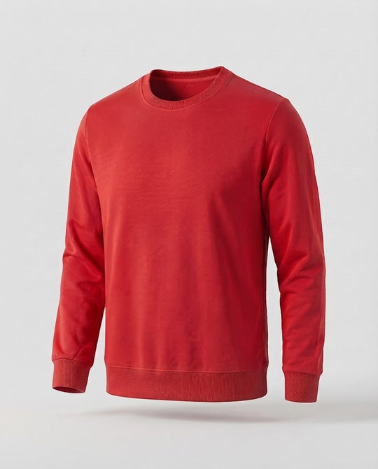 Herren Rundhals‑Sweatshirt aus Baumwollmix in Oversize‑Passform mit gerippten Bündchen Shop Nory
