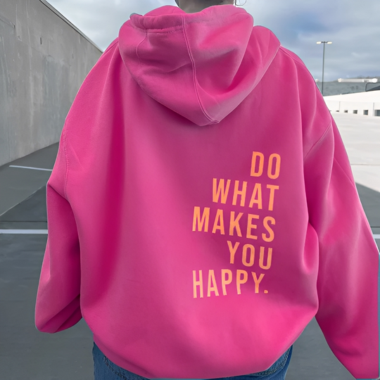 Moderner Hoodie mit Druck