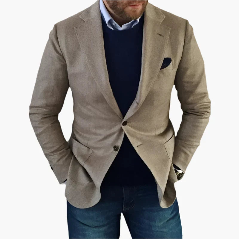 Shopnory | Blazer Klassisch Elegant Business Freizeitjacke - Stilvoll für Büro und Alltag