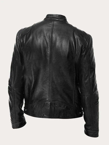 Herren Klassische Lederjacke