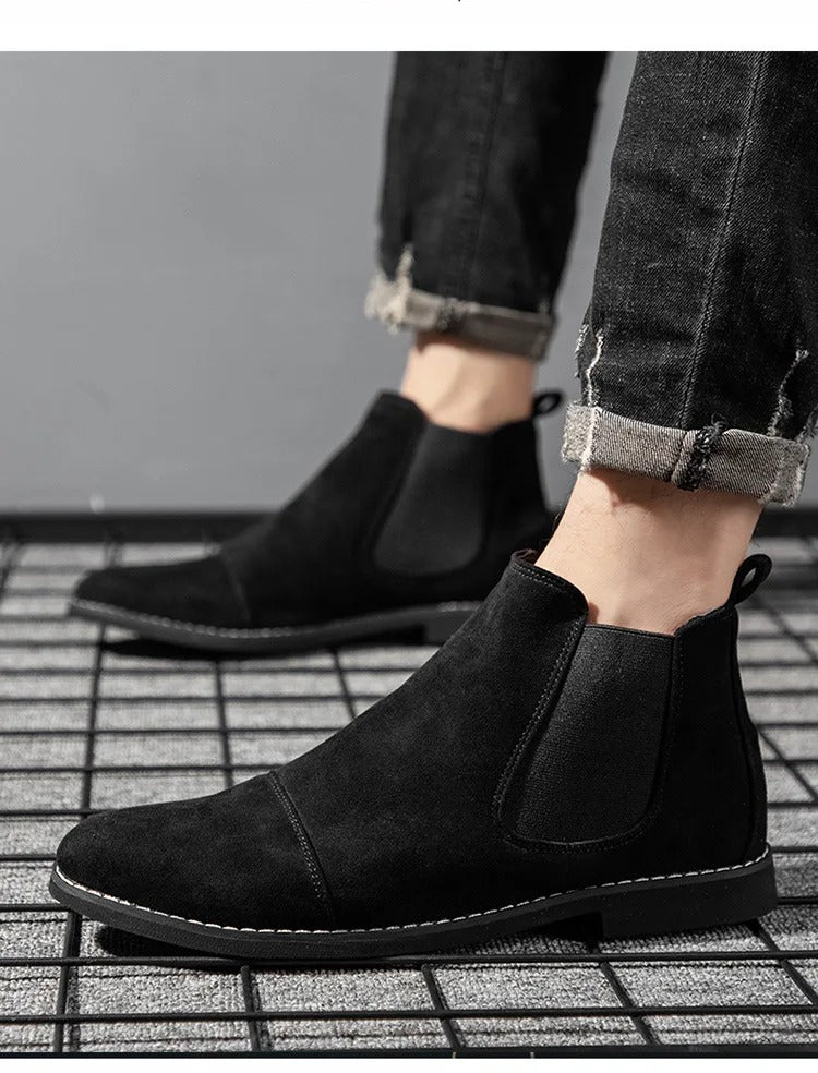 Wildleder Chelsea Boots für Herren Stilvoll & Nachhaltig
