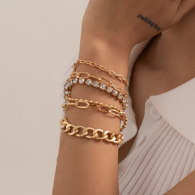 Luxus Strass Armband Set | Shop Nory