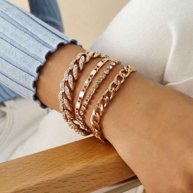Luxus Strass Armband Set | Shop Nory