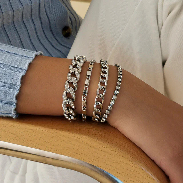 Luxus Strass Armband Set | Shop Nory