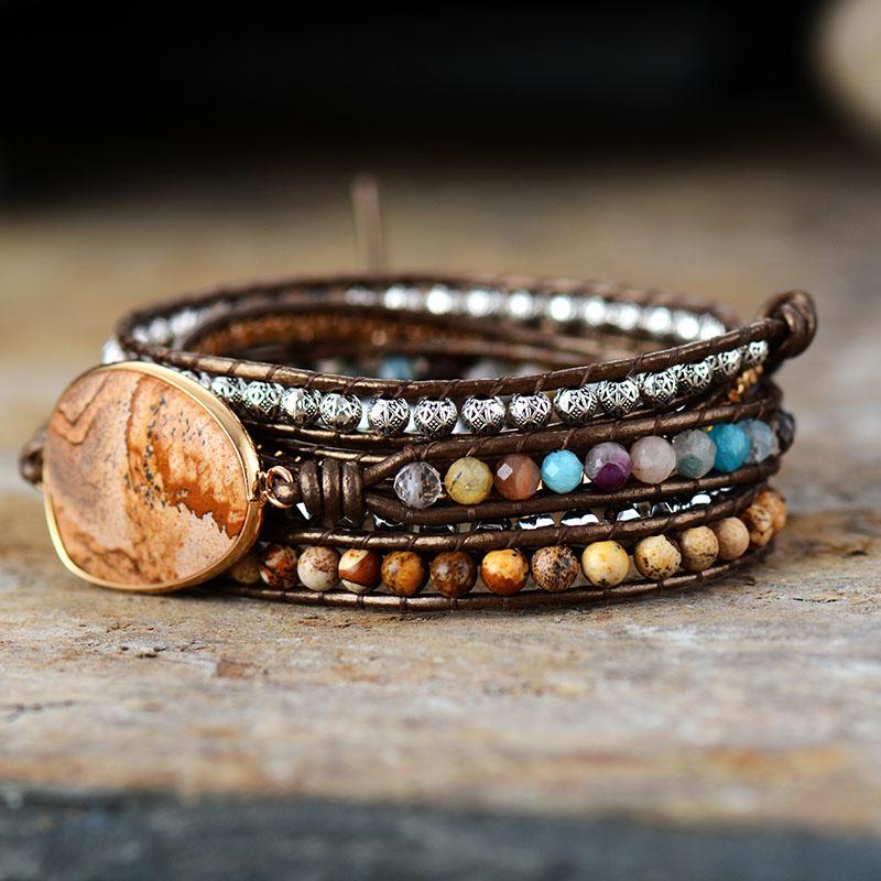Erdende Heilende Wickelarmband  | Shop Nory
