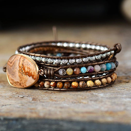Erdende Heilende Wickelarmband  | Shop Nory