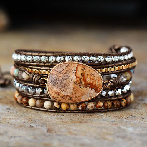 Erdende Heilende Wickelarmband  | Shop Nory